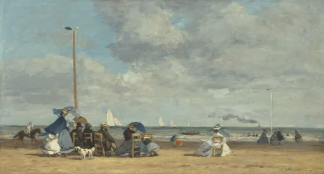 Strand von Trouville, 1864-5